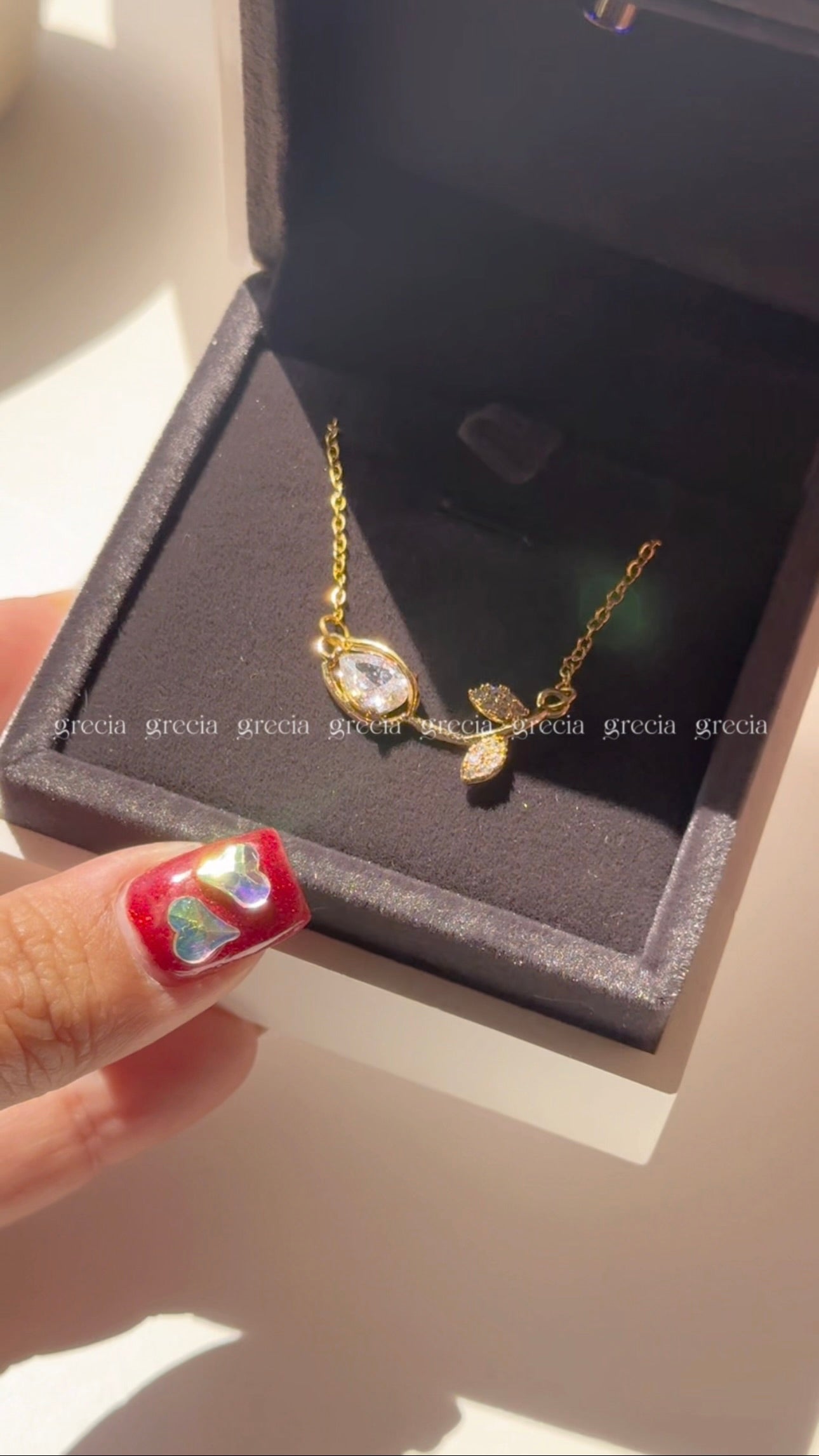 Tulipán blanco en dorado