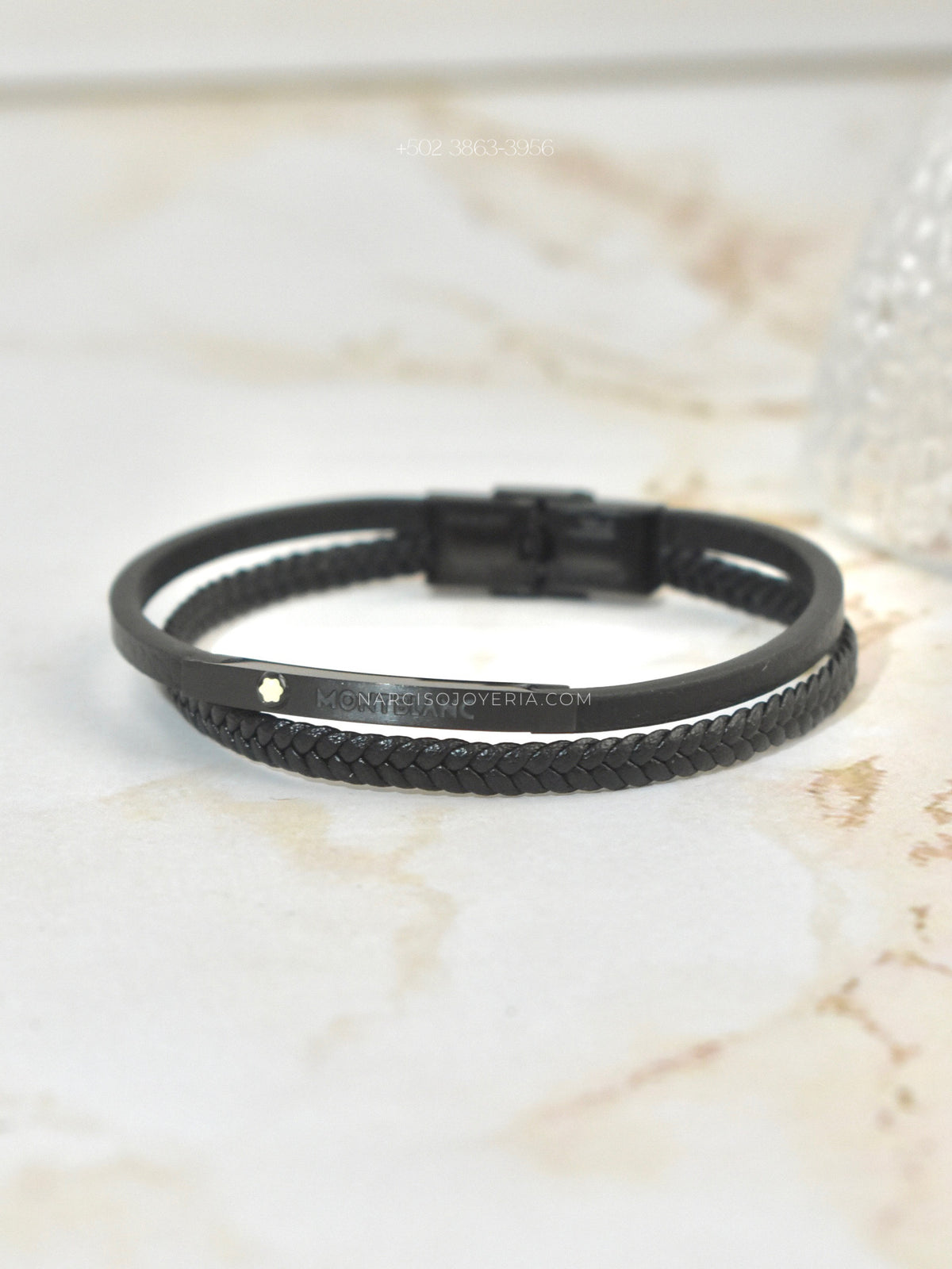 Brazalete Mont Blanc negro