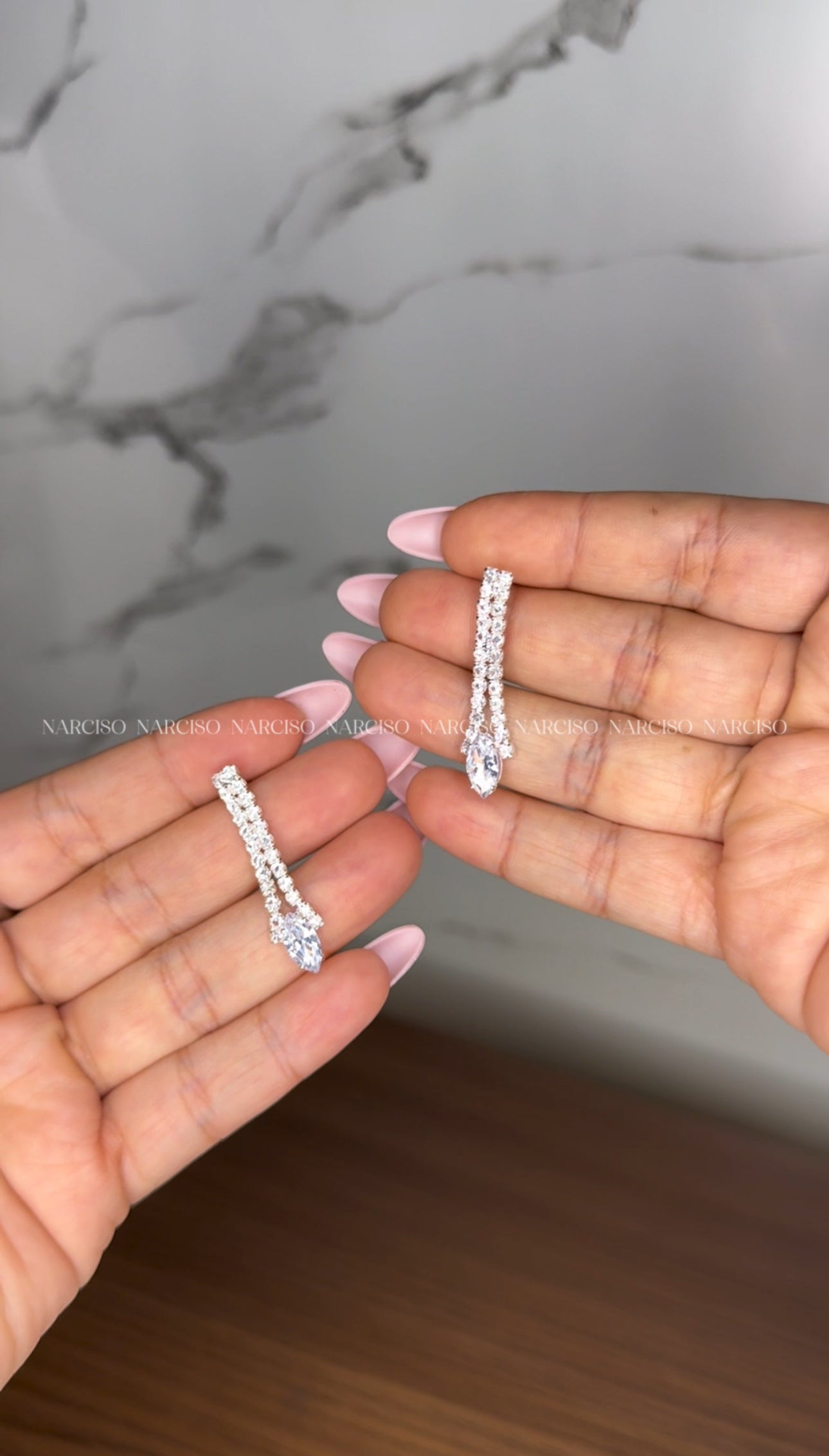 Set brillos plateado