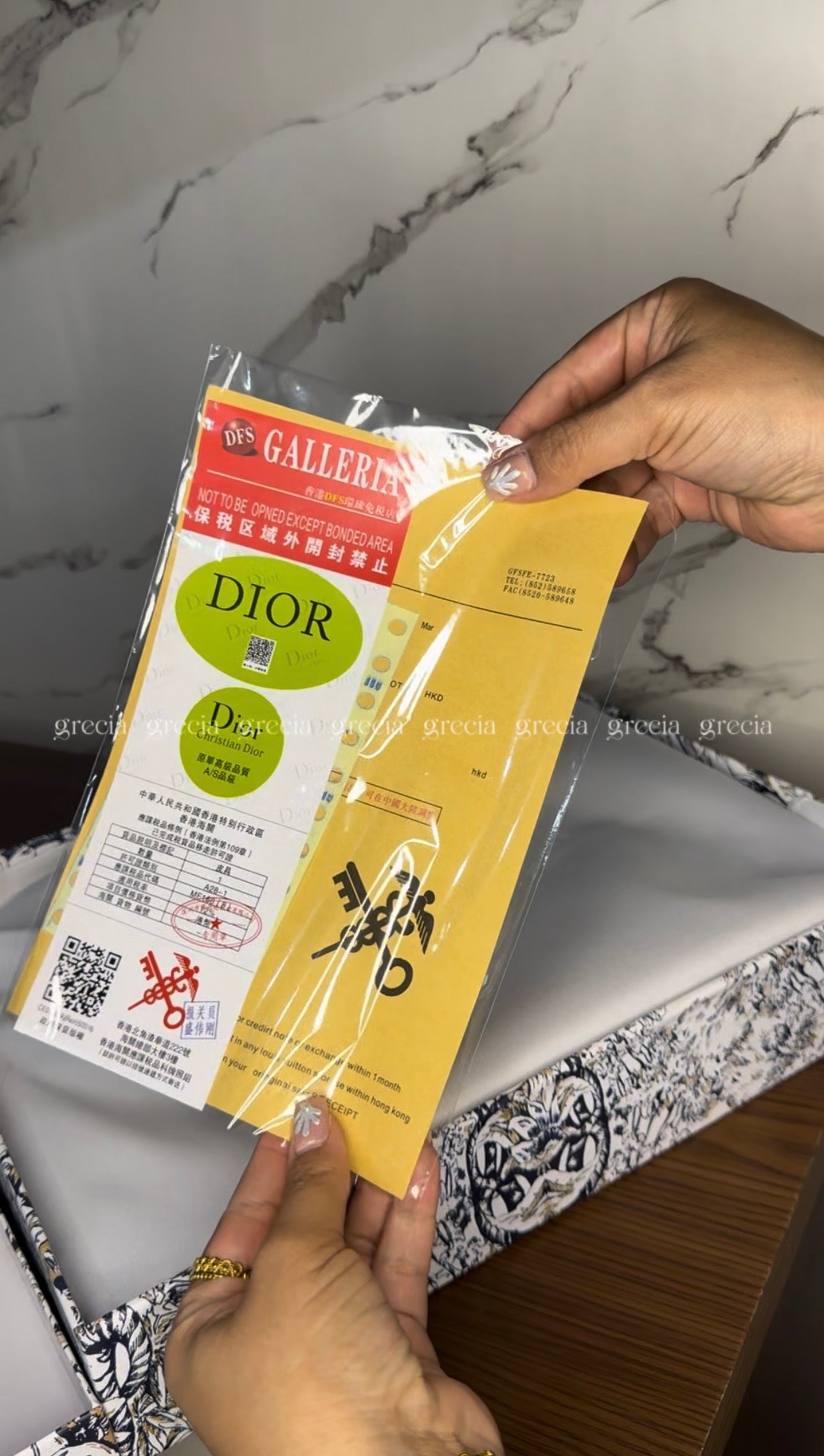 Dior Tote negra mediana