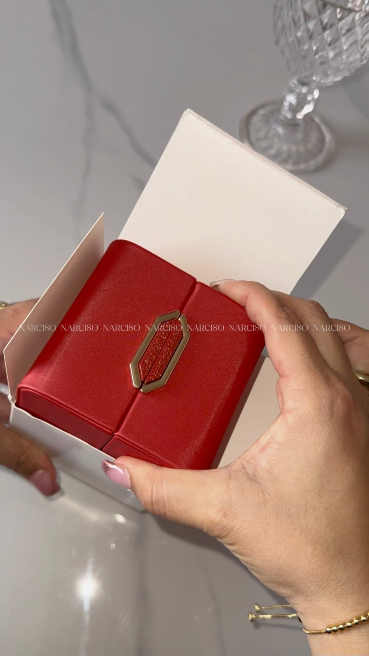 Joyero para anillo o aretes