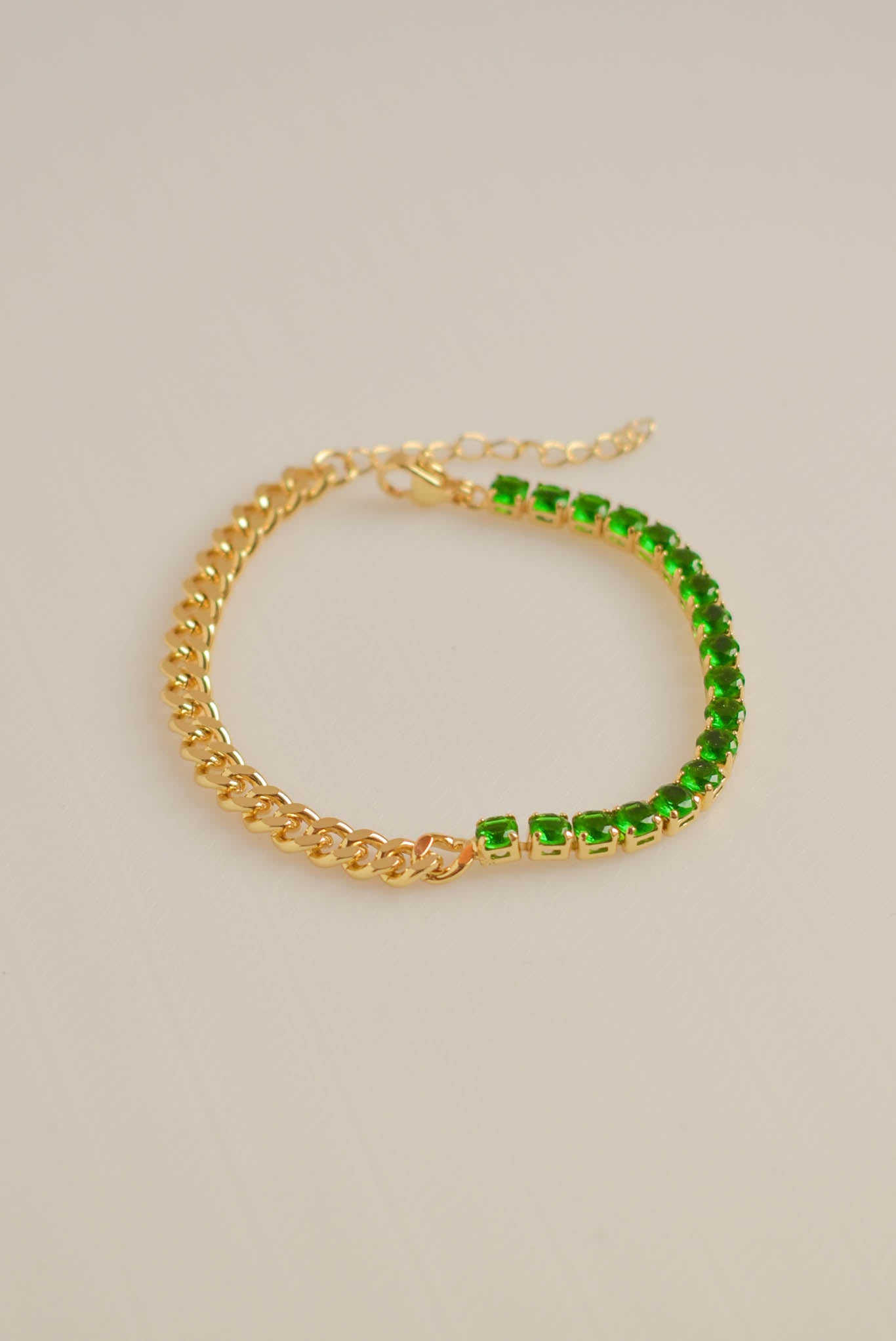 Pulsera cubana y verde