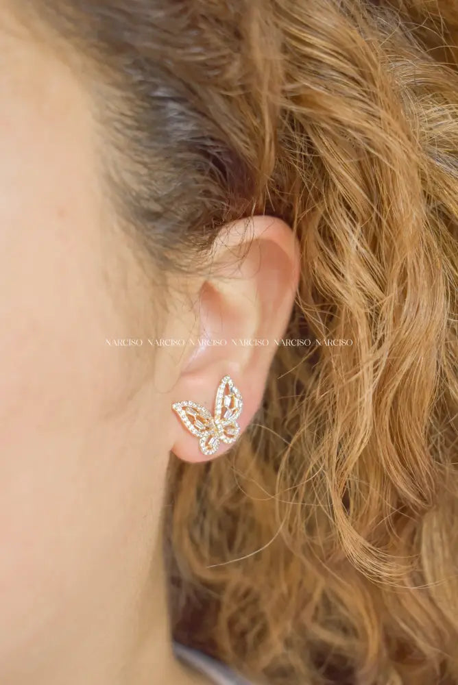 Aretes De Mariposas