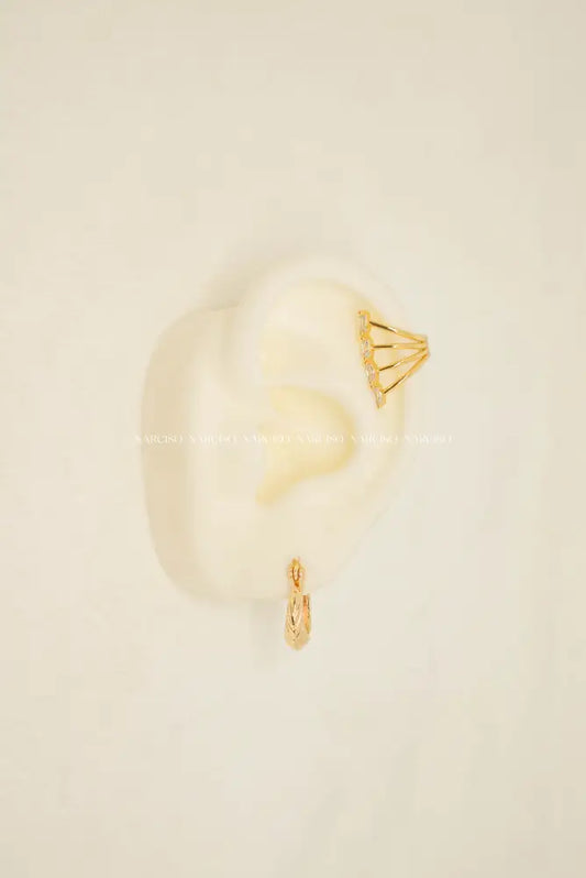 Earcuff Abanico Falsos