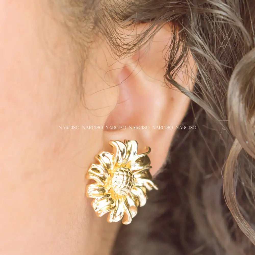 Girasoles Aretes