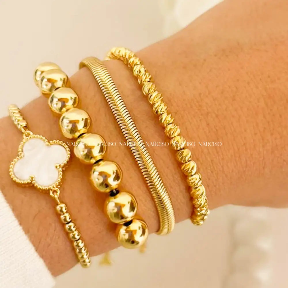 Golden Balls Pulsera