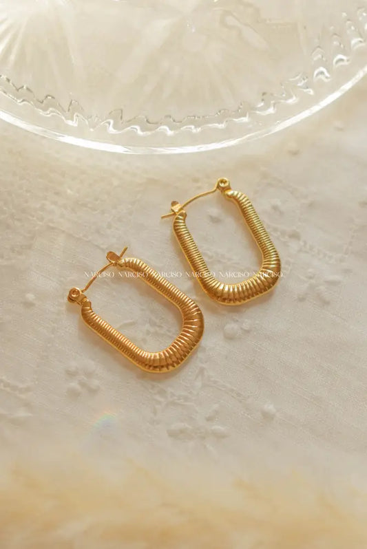 Lineal Hoops Aretes