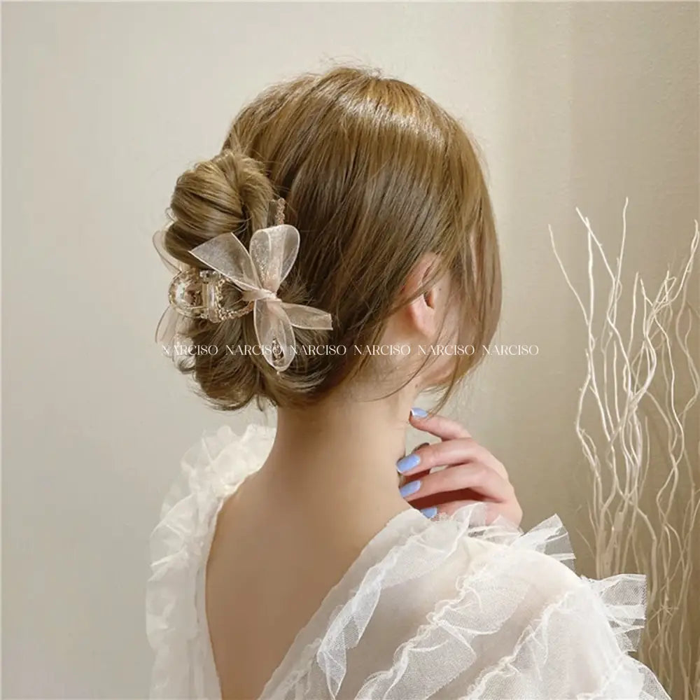 Messy Bun Hairclip Cabello