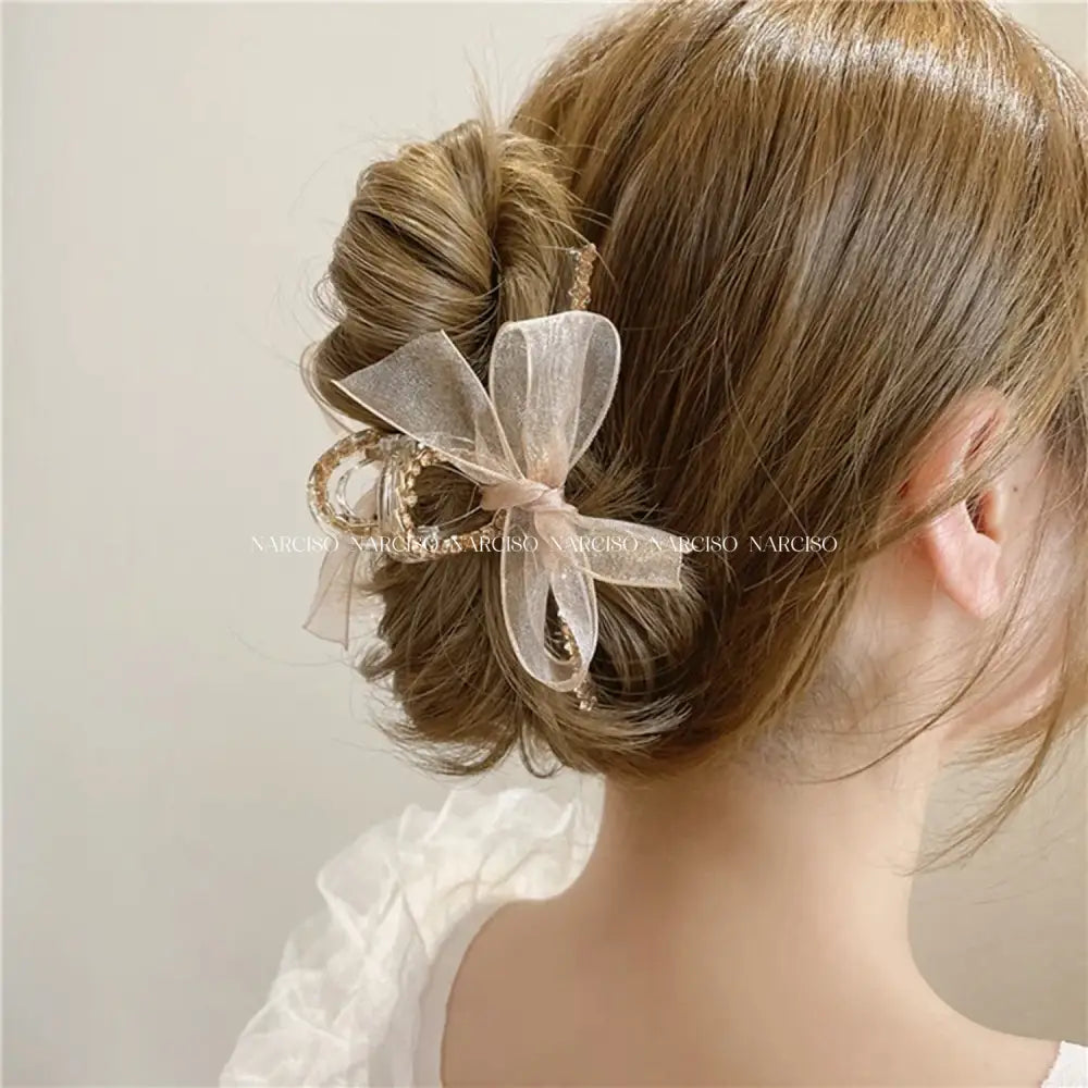Messy Bun Hairclip Cabello