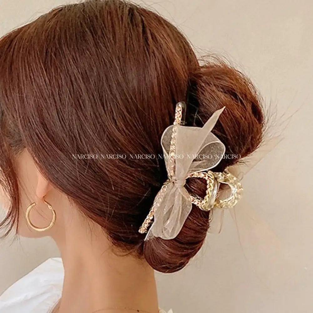 Messy Bun Hairclip Cabello