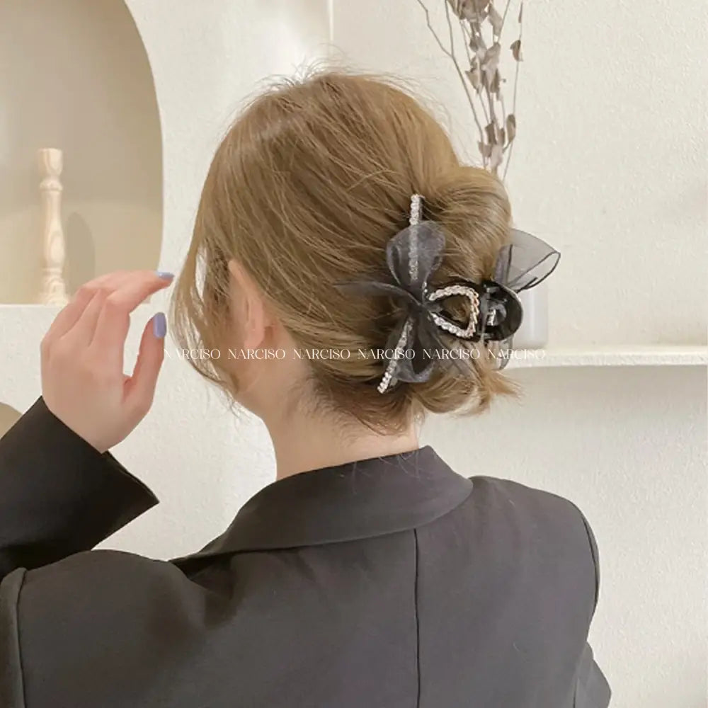 Messy Bun Hairclip Cabello