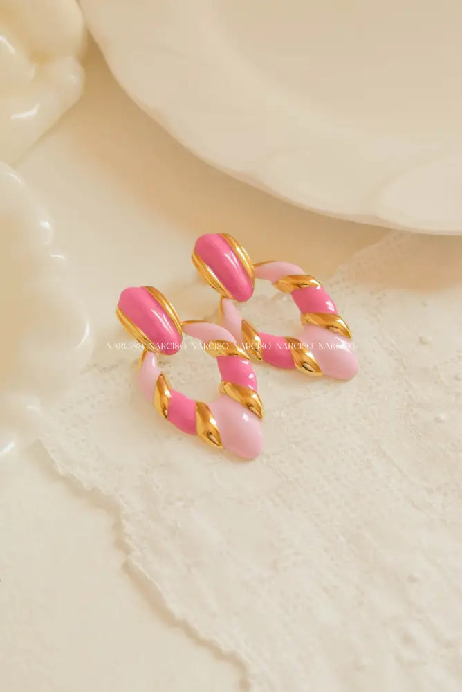 Pink Summer Aretes