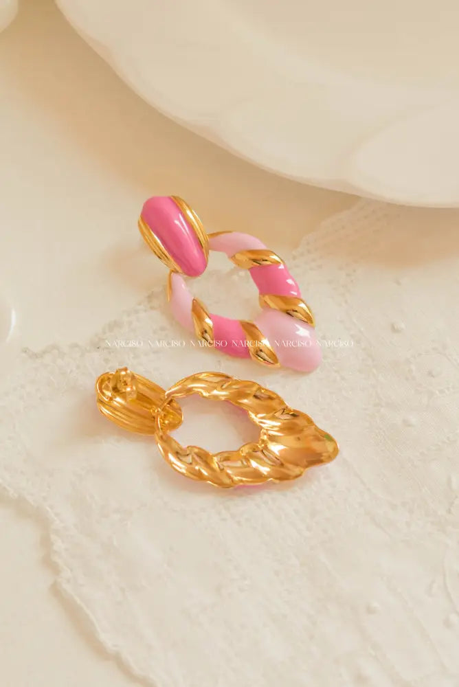 Pink Summer Aretes