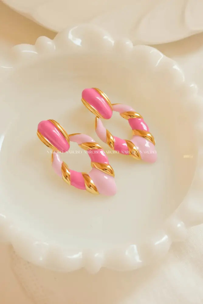 Pink Summer Aretes