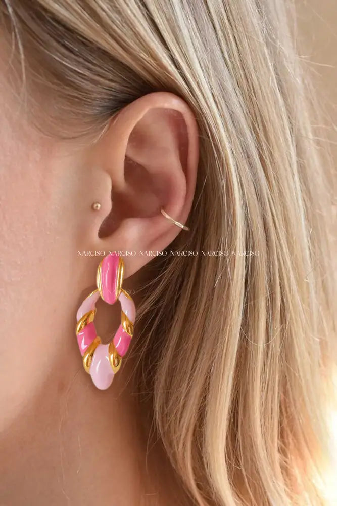 Pink Summer Aretes