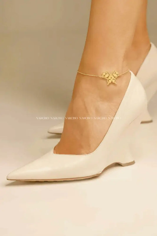Tobillera Con Mariposa